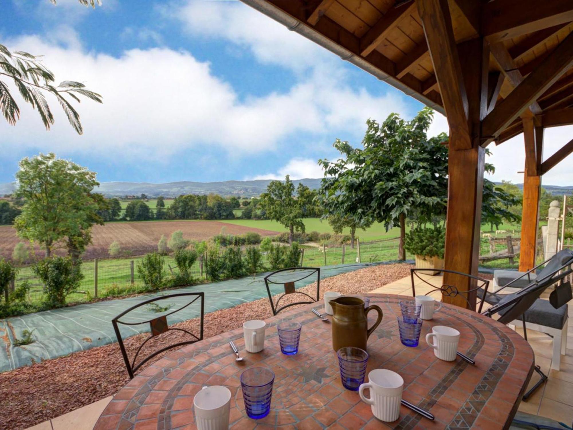 Gite Cosy Avec Poele, Terrasse Et Jardin Prive A Saint-Forgeux-Lespinasse - Fr-1-496-37 Bagian luar foto